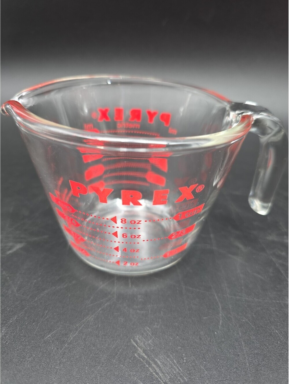 Vintage Pyrex Glass 1 Cup Measuring 250 ML